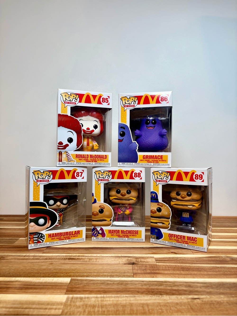 McDonald's Funko POP! Ad Icons Complete Set of 5
